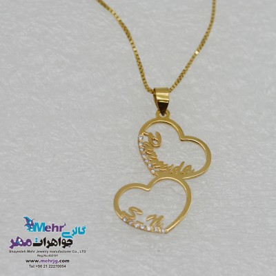 آویز اسم طلا - طرح پارمیدا