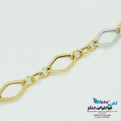دستبند طلا - طرح هندسی
