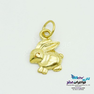 آویز طلا - طرح خرگوش