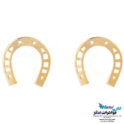 گوشواره طلا - طرح نعل اسب