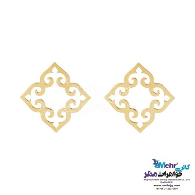 گوشواره طلا - طرح اسلیمی