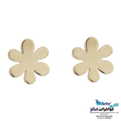 گوشواره طلا - طرح گل یاسمن