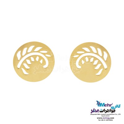گوشواره طلا - طرح گندم