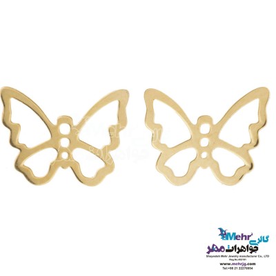 گوشواره طلا - طرح پروانه