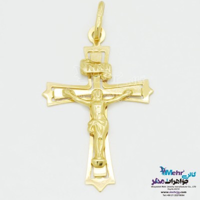 آویز طلا - طرح صلیب