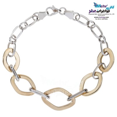 دستبند طلا - طرح هندسی