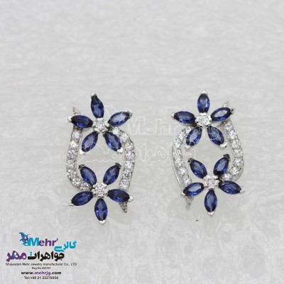 گوشواره طلا - طرح گل مارکیز