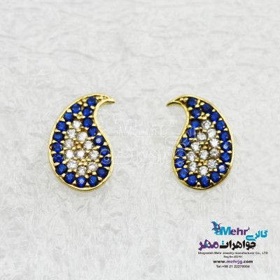 گوشواره طلا - طرح بته‌جقه
