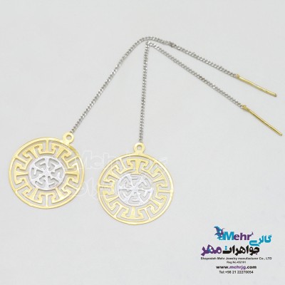 گوشواره طلا - طرح ورساچه