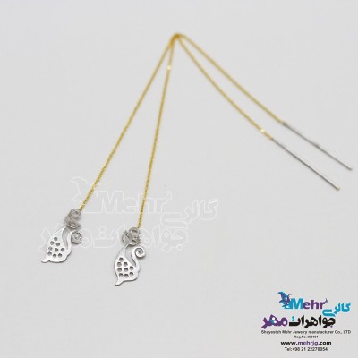 گوشواره طلا - طرح گربه‌ی اشرافی
