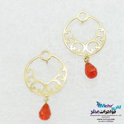 گوشواره طلا - طرح اسلیمی