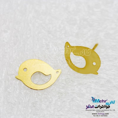 گوشواره طلا - طرح جوجه