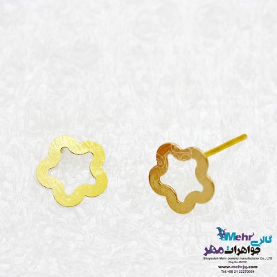 گوشواره طلا - طرح گل