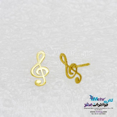گوشواره طلا - طرح نت سل
