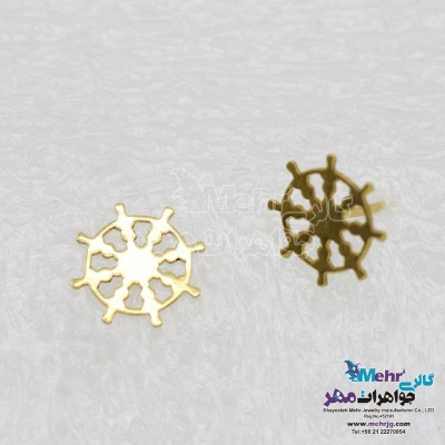 گوشواره طلا - طرح سکان کشتی