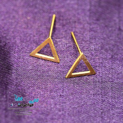 گوشواره طلا - طرح هندسی
