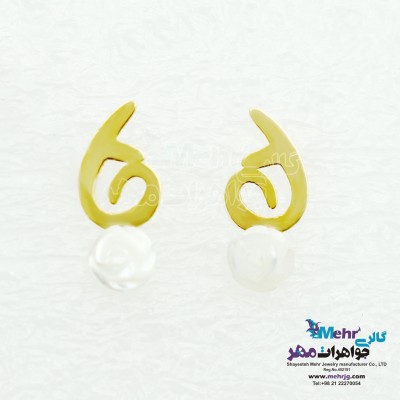گوشواره طلا - طرح اسلیمی