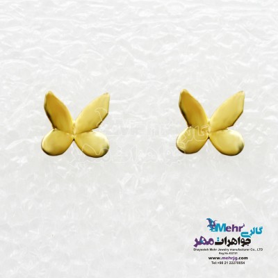 گوشواره طلا - طرح پروانه