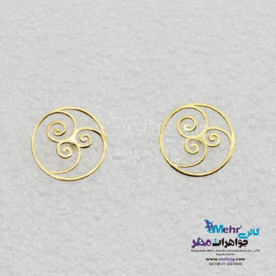 گوشواره طلا - طرح اسپیرال