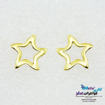 گوشواره طلا - طرح ستاره