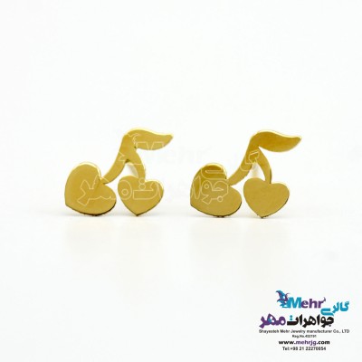 گوشواره طلا - طرح گیلاس