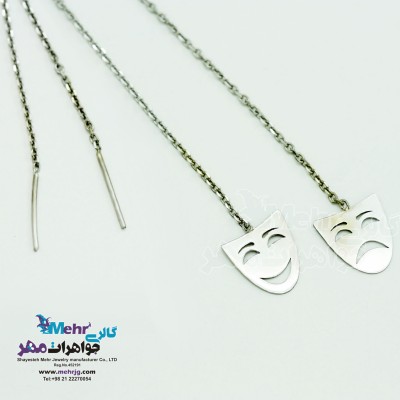 گوشواره طلا - طرح اشک‌ها و لبخندها