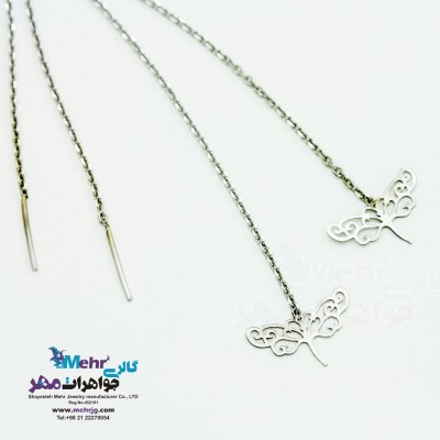 گوشواره طلا - طرح سنجاقک