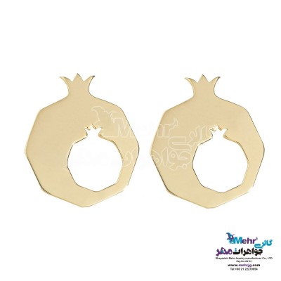 گوشواره طلا - طرح انار