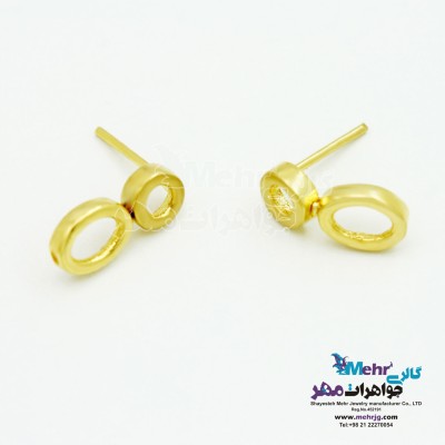 گوشواره طلا - طرح هندسی
