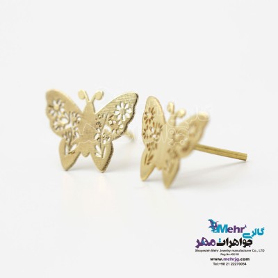 گوشواره طلا - طرح پروانه