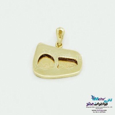آویز طلا - طرح ه نیمانی