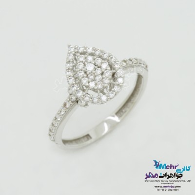 انگشتر طلا - طرح اشک