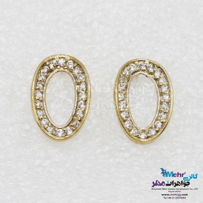 گوشواره طلا - طرح هندسی