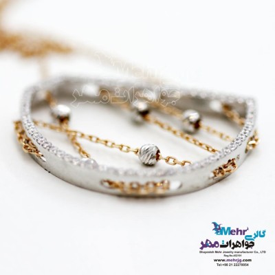 گردنبند طلا - طرح هندسی