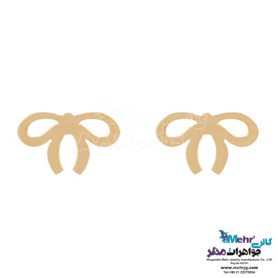 گوشواره طلا - طرح پاپیون