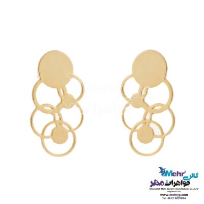 گوشواره طلا - طرح برمس