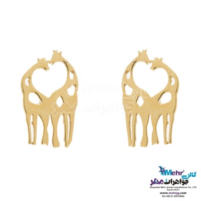 گوشواره طلا - طرح حیوانات