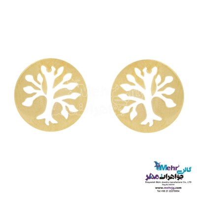گوشواره طلا - طرح درخت