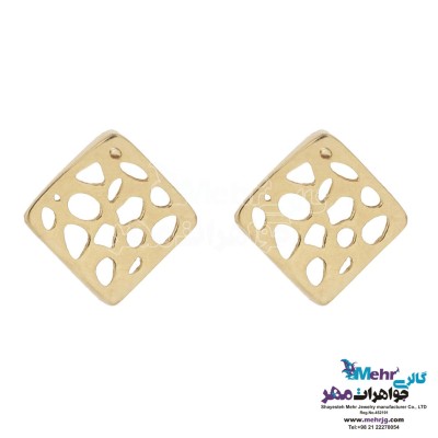 گوشواره طلا - طرح هندسی