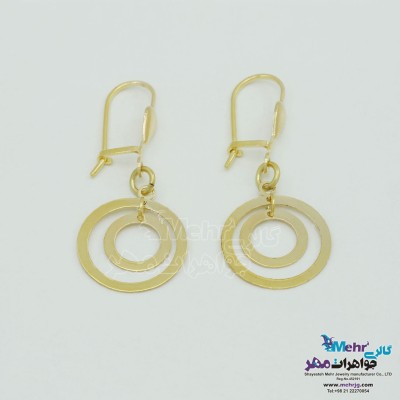 گوشواره طلا - طرح هندسی
