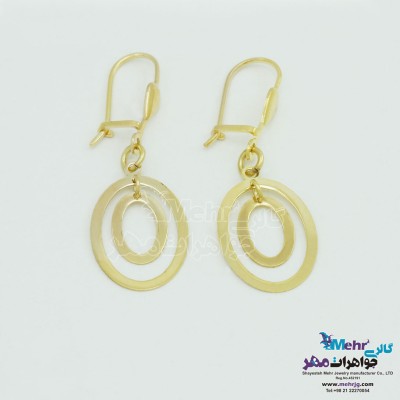 گوشواره طلا - طرح هندسی