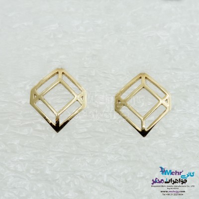 گوشواره طلا - طرح هندسی