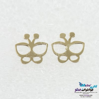 گوشواره طلا - طرح پروانه
