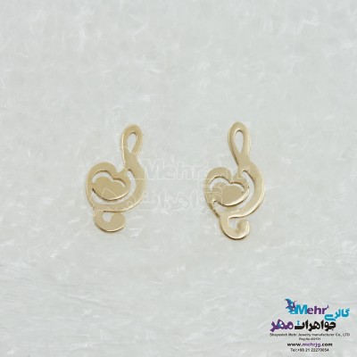 گوشواره طلا - طرح نت سل