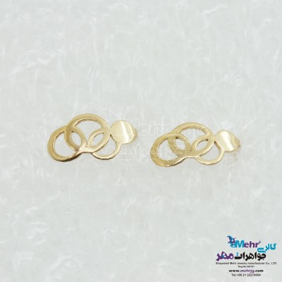 گوشواره طلا - طرح هندسی