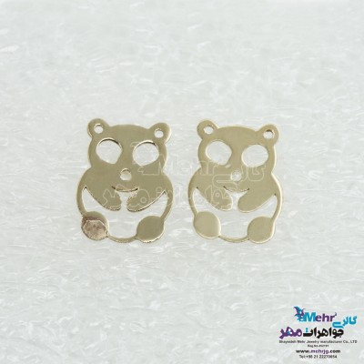 گوشواره طلا - طرح خرس پاندا