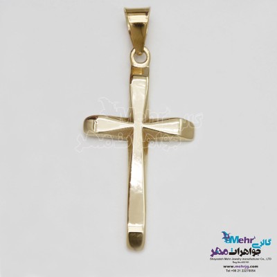 آویز طلا - طرح صلیب