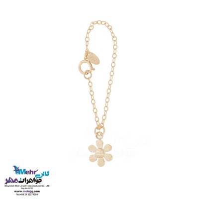 آویز ساعت طلا - طرح گل یاسمن
