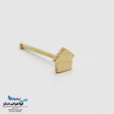 پیرسینگ طلا - طرح کلبه