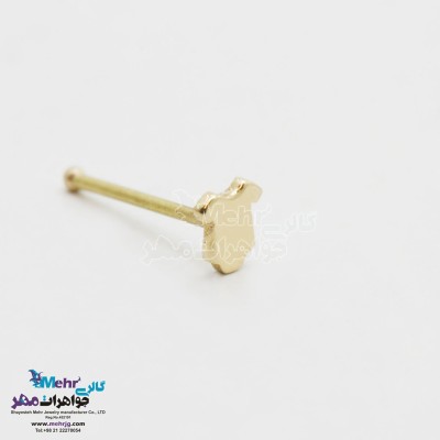 پیرسینگ طلا - طرح لباس بادی